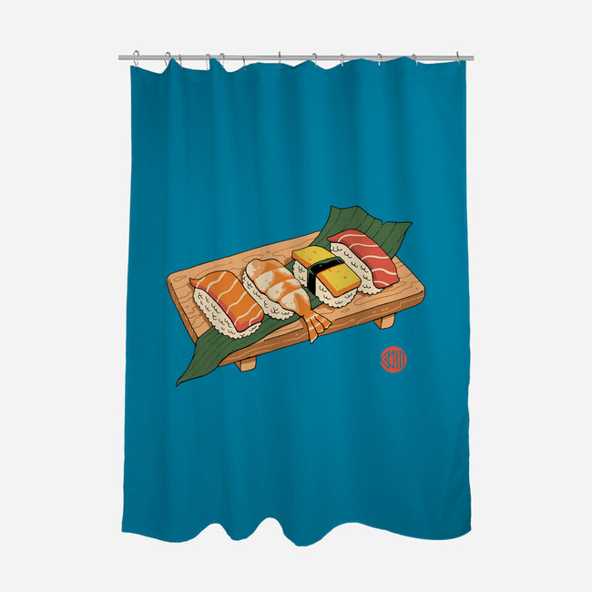 Sushi Ukiyo-E-none polyester shower curtain-vp021