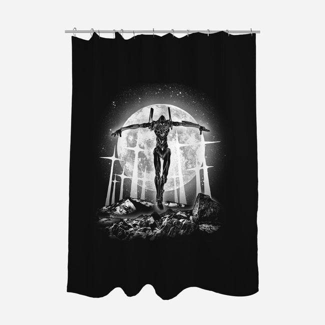 Moonlight Pilot-none polyester shower curtain-fanfreak1