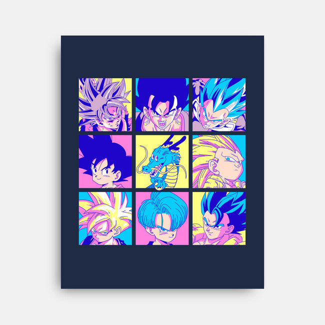 Saiyans-none stretched canvas-Jelly89