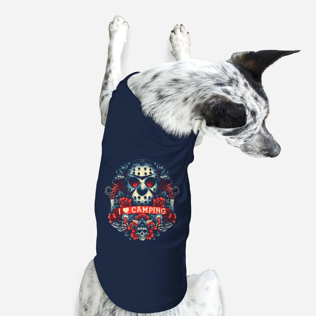 Symbol Of The Camper-dog basic pet tank-glitchygorilla