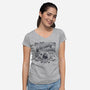 Vintage Market-womens v-neck tee-teesgeex
