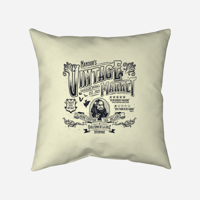Vintage Market-none removable cover w insert throw pillow-teesgeex