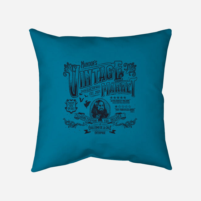 Vintage Market-none removable cover w insert throw pillow-teesgeex