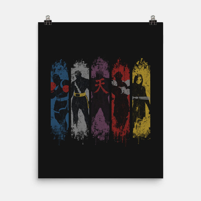 Shadow Foes-none matte poster-Skullpy