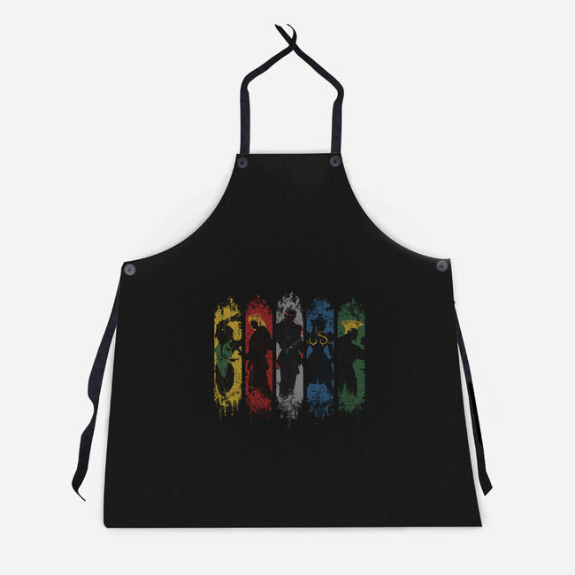 Shadow Fighters-unisex kitchen apron-Skullpy