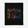 Shadow Fighters-none fleece blanket-Skullpy