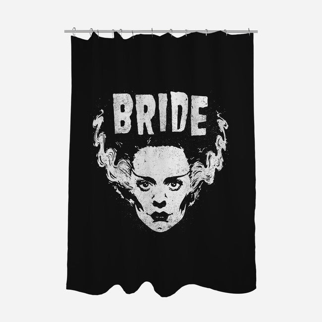 Heavy Metal Bride-none polyester shower curtain-Getsousa!