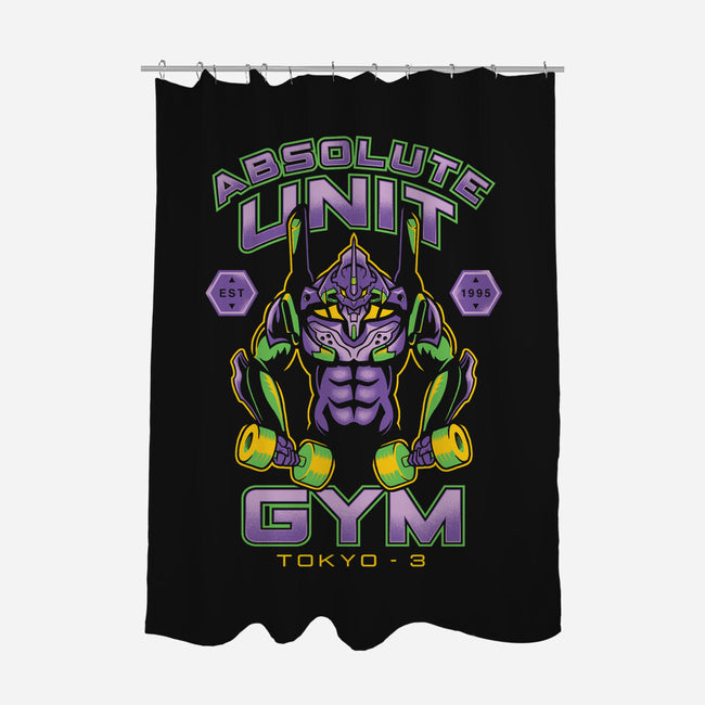 Absolute Unit Gym-none polyester shower curtain-DCLawrence