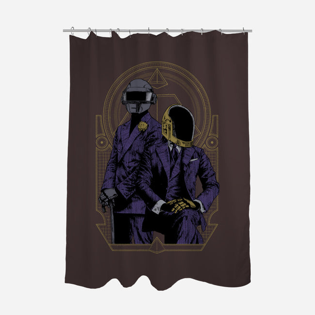 Gentlemen After All-none polyester shower curtain-Hafaell