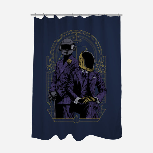 Gentlemen After All-none polyester shower curtain-Hafaell