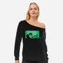 Momferatu-womens off shoulder sweatshirt-dalethesk8er