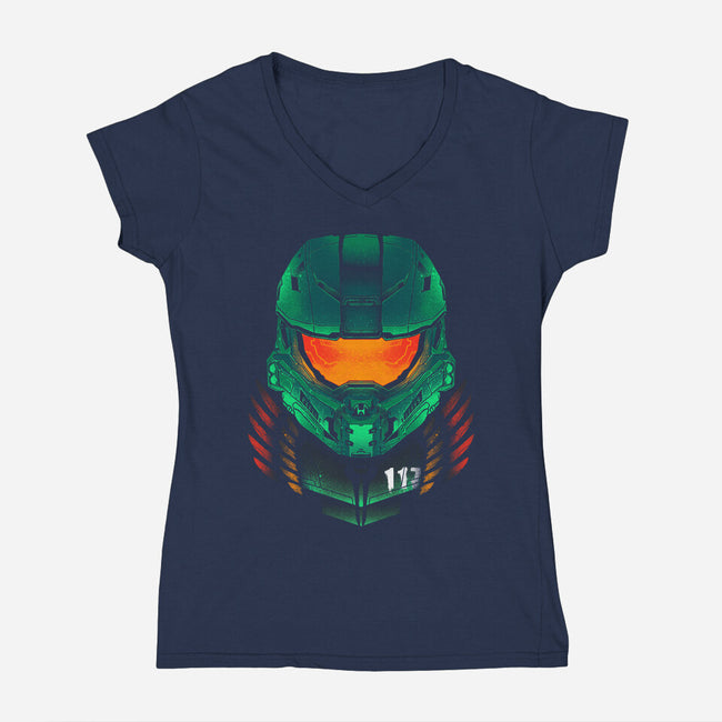 The Guardian-womens v-neck tee-RamenBoy
