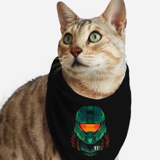 The Guardian-cat bandana pet collar-RamenBoy