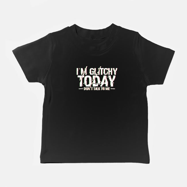 Glitchy-baby basic tee-Astoumix