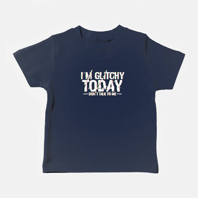 Glitchy-baby basic tee-Astoumix
