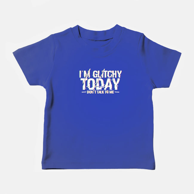 Glitchy-baby basic tee-Astoumix