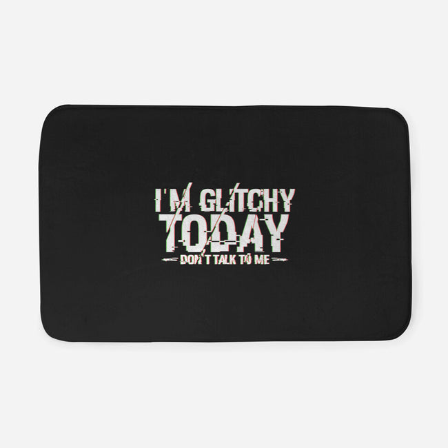 Glitchy-none memory foam bath mat-Astoumix