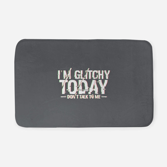 Glitchy-none memory foam bath mat-Astoumix