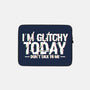 Glitchy-none zippered laptop sleeve-Astoumix