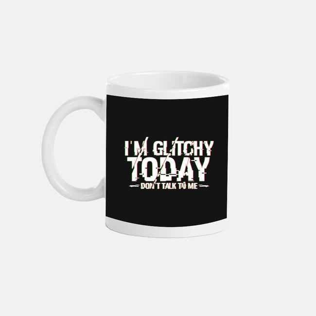 Glitchy-none glossy mug-Astoumix