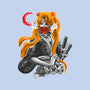 Moon Samurai-none removable cover w insert throw pillow-heydale