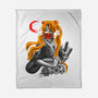 Moon Samurai-none fleece blanket-heydale