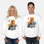 Moon Samurai-unisex crew neck sweatshirt-heydale