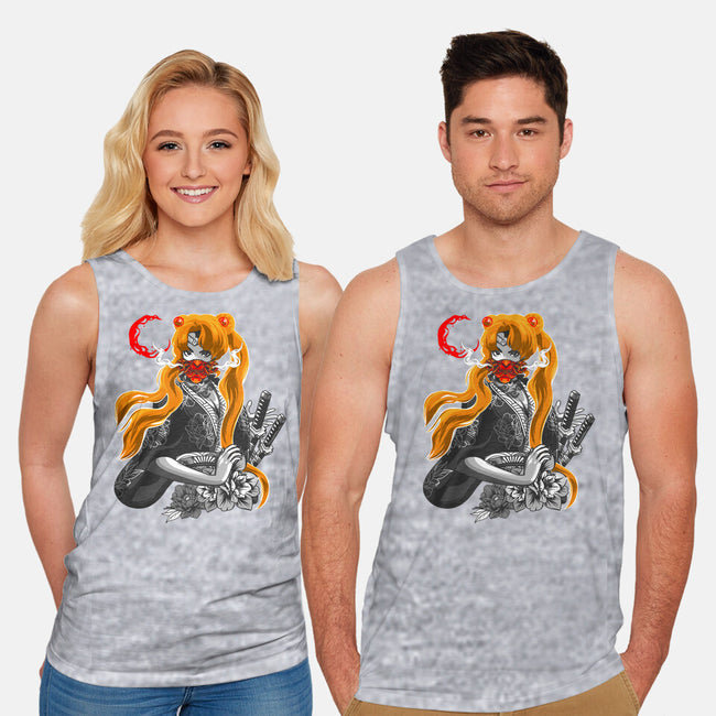 Moon Samurai-unisex basic tank-heydale