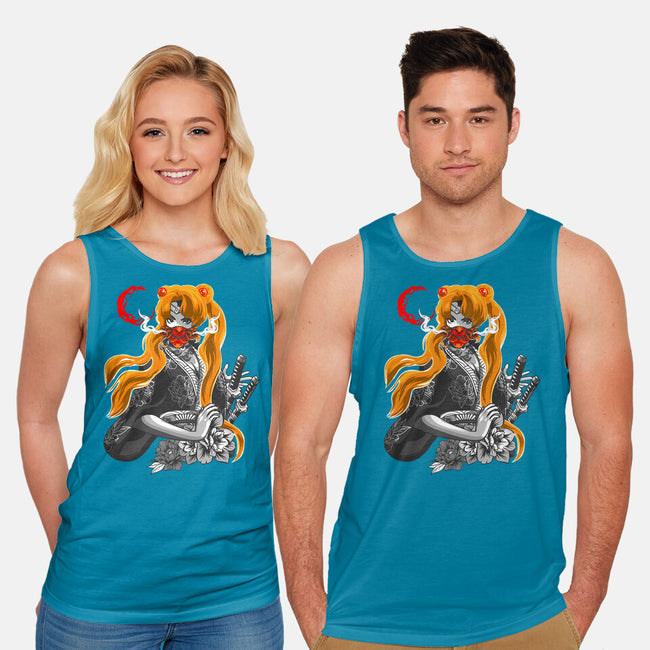 Moon Samurai-unisex basic tank-heydale