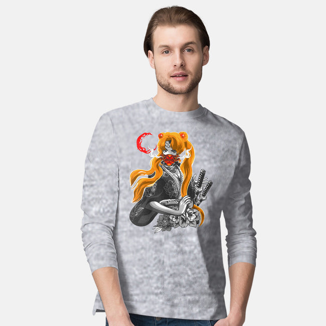 Moon Samurai-mens long sleeved tee-heydale