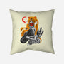 Moon Samurai-none non-removable cover w insert throw pillow-heydale