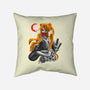 Moon Samurai-none removable cover w insert throw pillow-heydale