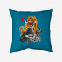Moon Samurai-none removable cover w insert throw pillow-heydale