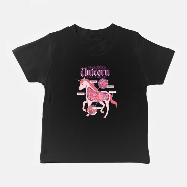 The Anatomy Of A Unicorn-baby basic tee-Thiago Correa