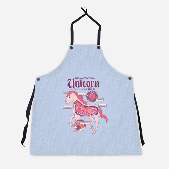 The Anatomy Of A Unicorn-unisex kitchen apron-Thiago Correa