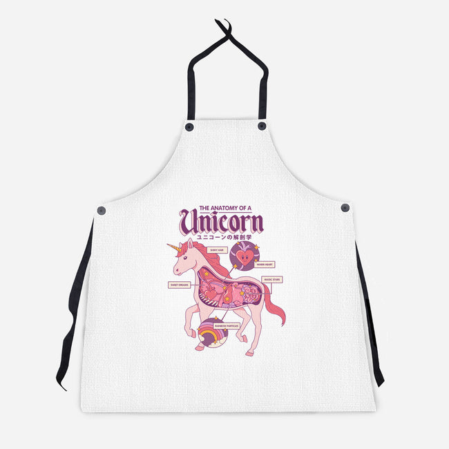 The Anatomy Of A Unicorn-unisex kitchen apron-Thiago Correa