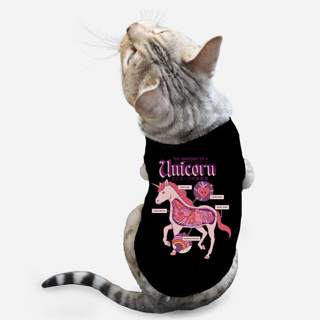 The Anatomy Of A Unicorn-cat basic pet tank-Thiago Correa