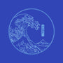 Neon Wave-none removable cover w insert throw pillow-fanfreak1