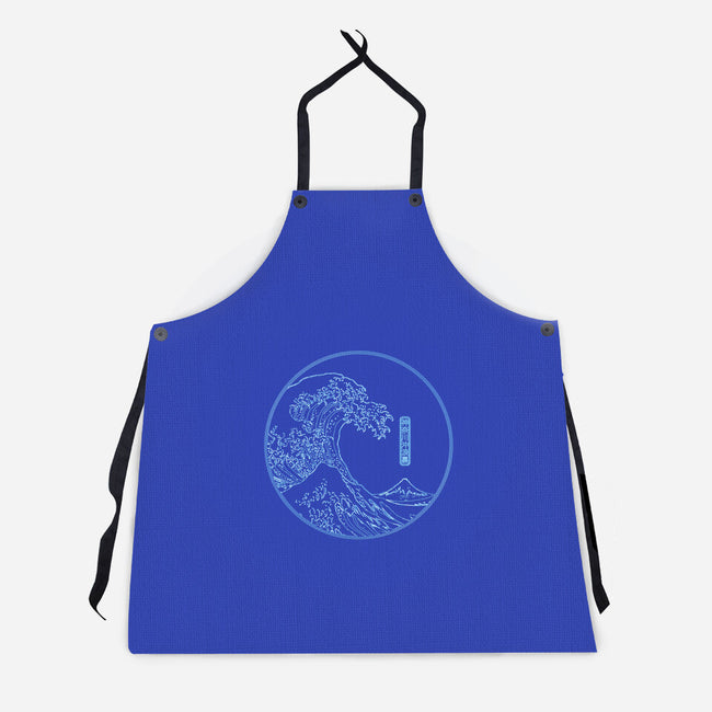 Neon Wave-unisex kitchen apron-fanfreak1