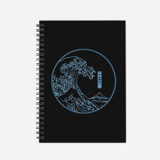 Neon Wave-none dot grid notebook-fanfreak1