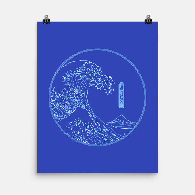 Neon Wave-none matte poster-fanfreak1