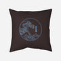 Neon Wave-none removable cover w insert throw pillow-fanfreak1