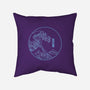 Neon Wave-none removable cover w insert throw pillow-fanfreak1