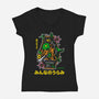 Tonberry Tattoo-womens v-neck tee-Logozaste