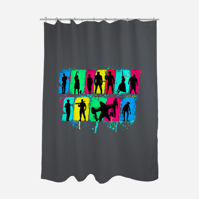 Squad Souls-none polyester shower curtain-rocketman_art