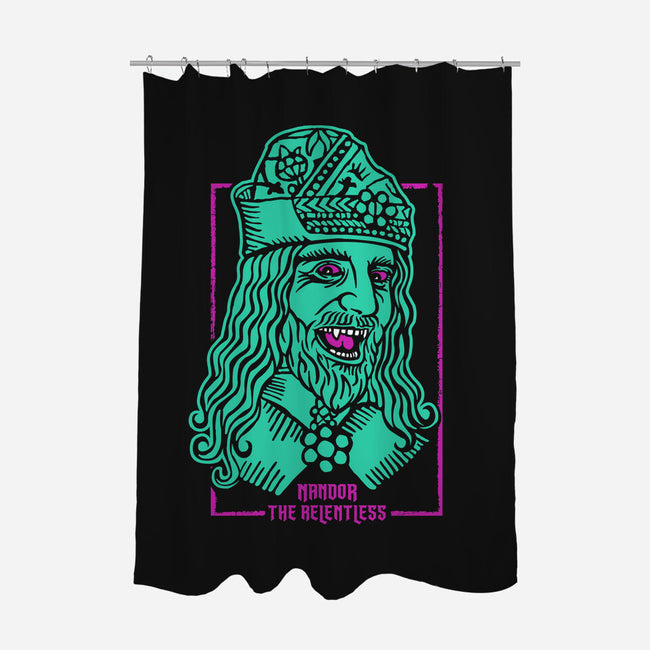 Nandor The Relentless-none polyester shower curtain-CappO