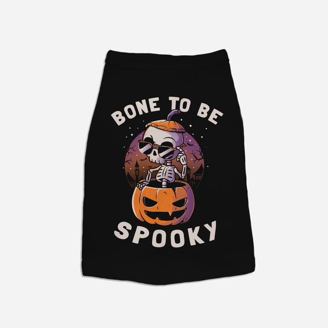 Bone To Be Spooky-cat basic pet tank-koalastudio
