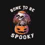 Bone To Be Spooky-womens off shoulder sweatshirt-koalastudio