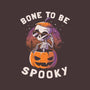Bone To Be Spooky-none zippered laptop sleeve-koalastudio