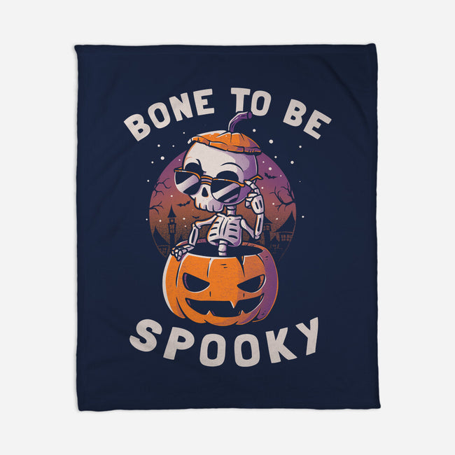 Bone To Be Spooky-none fleece blanket-koalastudio